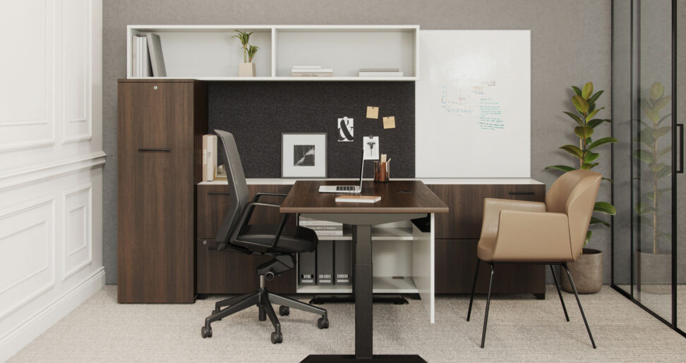 personal tower storage in private office
